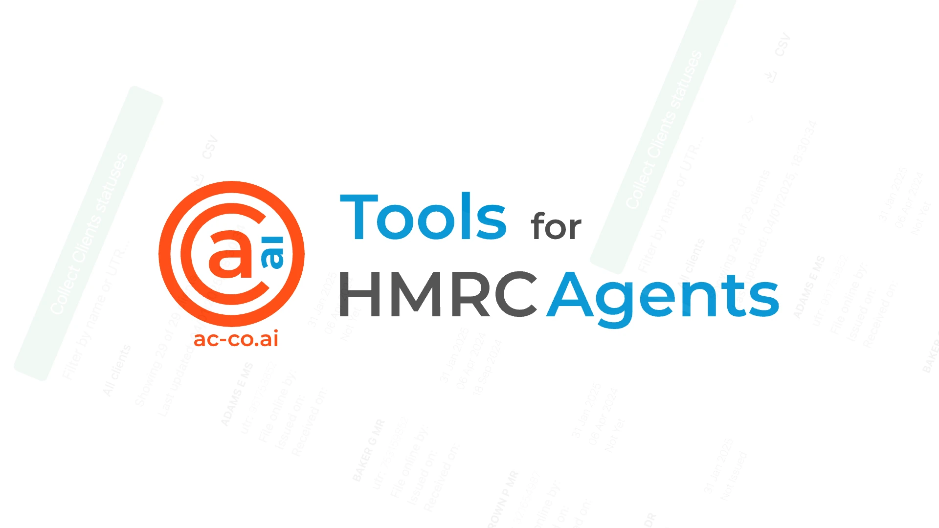 Tools for HMRC Agents Video